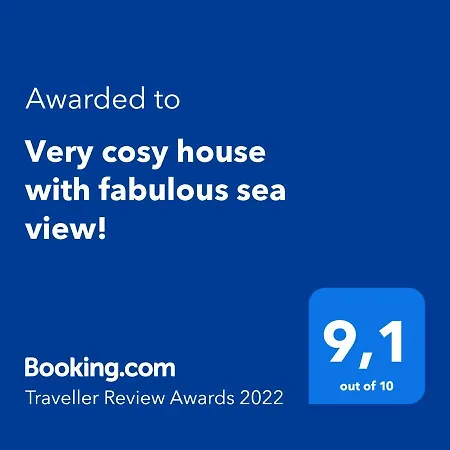 Very Cosy House With Fabulous Sea View!